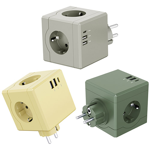 ���ڳ� MT01 ť�� ������ ��Ƽ�� 4000W ���뷮 USB CŸ�� ��Ƽ �ܼ�Ʈ