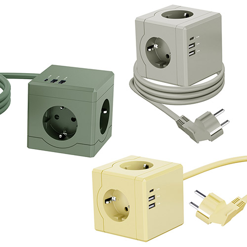 ���ڳ� MT02 ť�� ������ ��Ƽ�� 4000W ���뷮 USB CŸ�� ��Ƽ �ܼ�Ʈ 1.8M