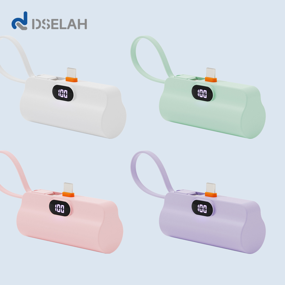 desleah �𼿶� �÷� PD20W ���� LCD ���� ���÷��� 5000mAh 2 in 1 �̴� ��ŷ�� �������͸�