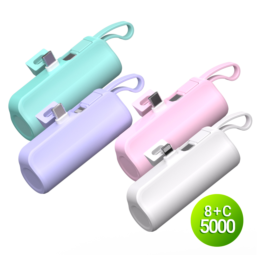 �����̾� 2in1 8�� to CŸ�� ��ŷ�� ��ü�� 5000mAh �������͸�